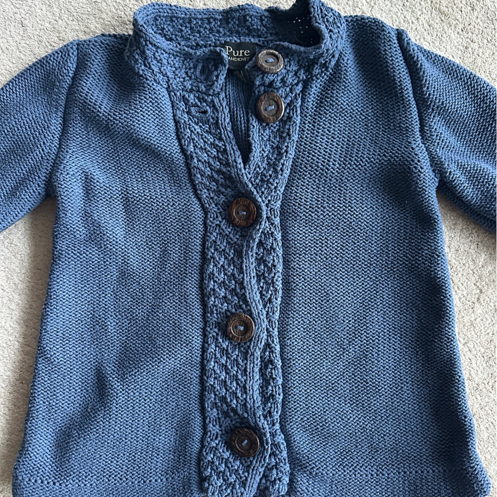 Pure Button-Up Women's Sweater